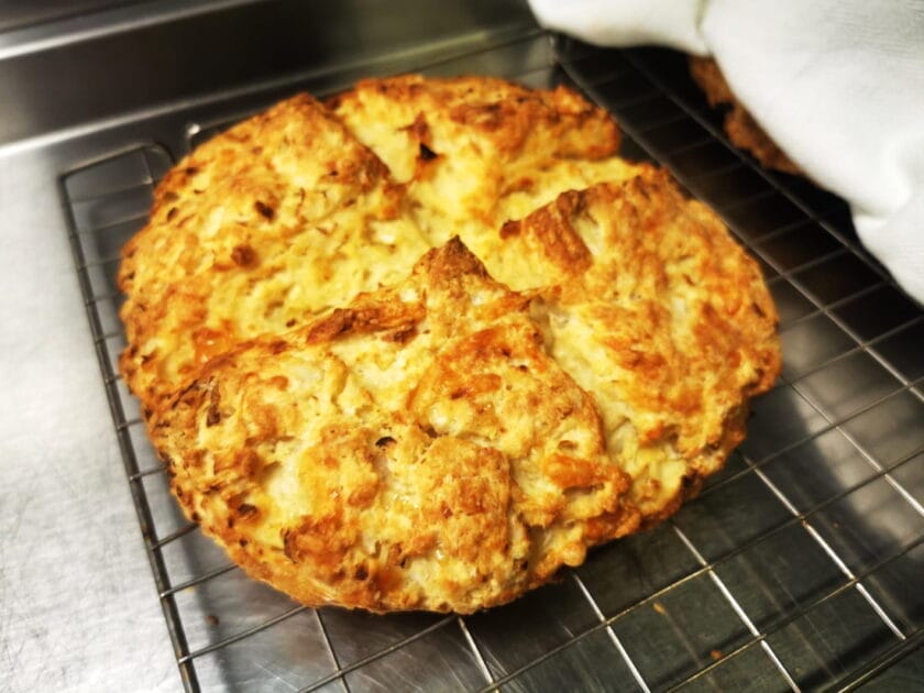 Cheese and Onion Soda Bread